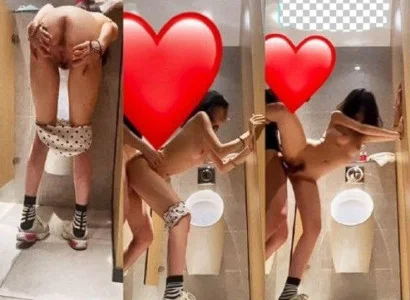 Bạn trai dắt em người yêu vào WC vụng trộm